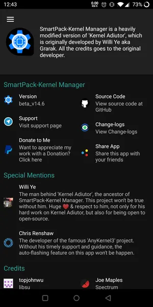 SmartPackKernel Manager